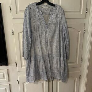 Roller Rabbit White and Blue Floral Dress